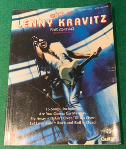 Song Book - Best of Lenny Kravitz for Guitar Revised Ed 15 Songs 1999 - Imagen 1 de 5