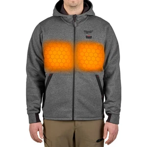 Milwaukee M200G-21M M12 12V Heated Hoodie - Gray Medium Comfortable Fit - Picture 1 of 12