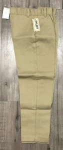 Vintage Final Score Sportswear Youth Pants Slacks 8-R Khaki Front Pleat Pockets - Picture 1 of 14