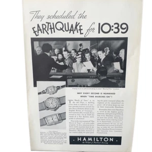 Vintage 1936 Hamilton Earthquake per pubblicità 10:39 - Foto 1 di 4