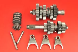 1988 - 1989 Kawasaki KX250 KX 250 Transmission Tranny Gear Fork Shaft Set - Picture 1 of 18
