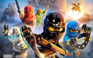 Ninjago Tortenaufleger Fondantpapier Tortenbild Kindergeburtstag Ninjago Eckig - Bild 1 von 10