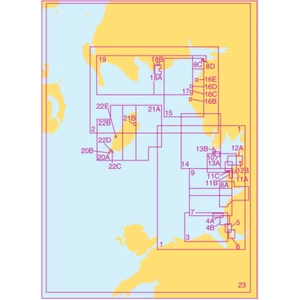Admiralty Small Craft Charts 5613: Irish Sea Eastern Part - FULL SET - Picture 1 of 24