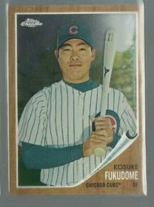 2011 Topps Heritage Chrome #C144 Kosuke Fukudome 0341/1962 (ref 86699) - Picture 1 of 1
