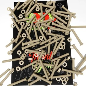 50x Tuercas y pernos avellanados rellenos de vidrio M3x 25 mm (3/32x 1 pulgada) - Imagen 1 de 11