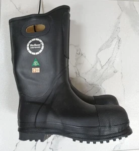 Airboss Wellington Stiefel Stahlzehe Feuerwehrmann CBRN NBC Wellies Arbeitsbauer - Bild 1 von 17