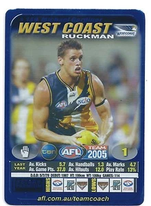 2005 Teamcoach Blue Star Premium Prize Card (149) Michael GARDINER West Coast - Picture 1 of 1