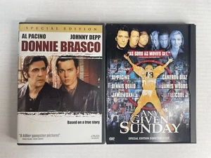 Al Pacino Hidden Gem Two Pack: Any Given Sunday & Donnie Brasco DVDs - Picture 1 of 2
