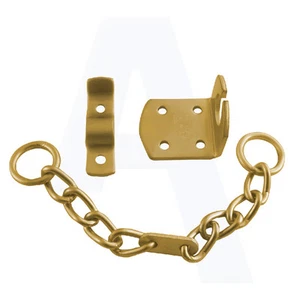 ERA 791 Security Door Chain for UPVC and Wooden Doors Brass Effect - Picture 1 of 1