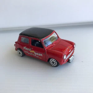 Mini Cooper Mr Bean Pizza with Bean Maisto Red 1:64 Scale 6017 - Picture 1 of 6