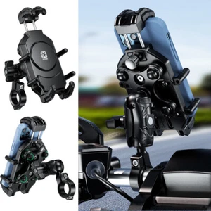 360° Handyhalterung Handy Halter Smartphone Bike Motorrad mit Vibrationsdämpfer - Bild 1 von 13