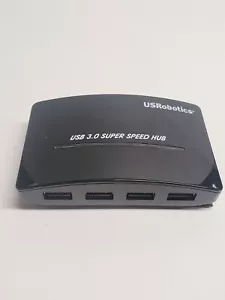 Usrobotics USB 3.0 Super Speed Hub 4 - USB Ports Tested Works Great Ships USA - Picture 1 of 12