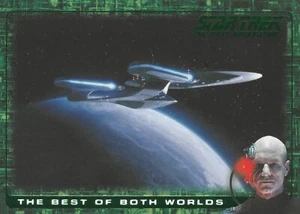 Star Trek TNG Archivos Inscripciones Completo 53 cartas Mejor de Ambos Mundos Set - Imagen 1 de 1