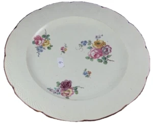 Antique 18thC Chantilly French Softpaste Porcelain Floral Plate Porzellan Teller - Picture 1 of 6