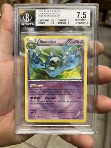 2012 Reuniclus Holo #126 Pokemon Black & White Dragons Exalted BGS 7.5 - Picture 1 of 2