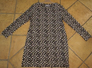 FOX'S Kleid kurz Tunika stretch schwarz creme gelb rot Gr. 40 NEU NP 139.-- € - Bild 1 von 10