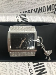 Moschino Wristwatch Stainless steel, Water Resistant, Let's quack the duck,Black - Picture 1 of 12