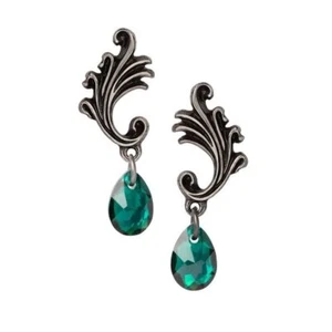 Alchemy Gothic Churchyard Crystal Earrings • Local Stock • Gothic - Picture 1 of 2