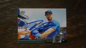 2010 UPPER DECK REED JOHNSON AUTOGRAPHED BASEBALL CARD - Picture 1 of 2