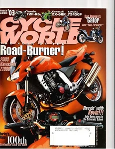 Vintage Cycle World Magazin November 2002 Kawasaki Z1000 Kevin Schwantz Schule - Bild 1 von 1