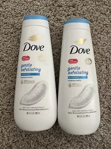 2 Bottles of Dove Gentle Exfoliating Body Wash with Sea Minerals 20oz each - Picture 1 of 3