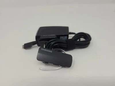 Samsung HM1700 Wireless Bluetooth Music Headset - Black With Charger - Image 1 of 4