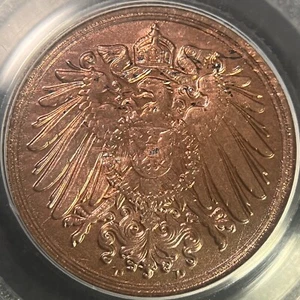 GERMANY. 1903, 1 Pfennig, D - PCGS MS64 - Empire, Munich - Picture 1 of 8