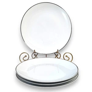 4pc Arzberg Platinum by Arzberg Coupe Shape 10" Dinner Plates Retired - Picture 1 of 9