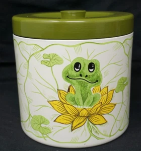 Vintage Sears Rehbock und Co Neil der Frosch Kanister mit Deckel 1979 - Bild 1 von 4