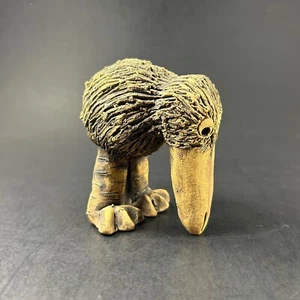 Estatuilla rústica escultura de pájaro kiwi de gres - Imagen 1 de 7