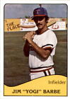 1979 Tulsa Drillers Tcma #17 Jim "Yogi" Barbe  Ambridge Pennsylvania Pa Card