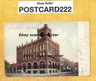 Wi Wausau 1907 Vintage Postcard First National Bank Building Wisconsin
