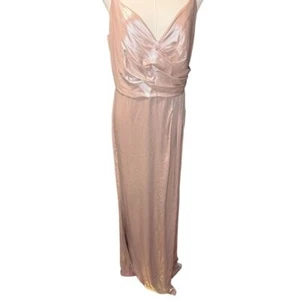 Adrianna Papell dress womens 10 Slinky Maxi Formal Gown Party Cocktail - Picture 1 of 6