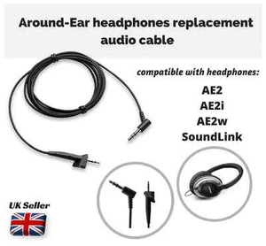 Cavo audio di ricambio per cuffie SoundLink BOSE Around-Ear AE2 AE2i AE2w - Foto 1 di 3
