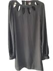 Miss Selfridge Black Long Sleeve Dress Size 4