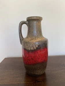 Vaso ceramica Scheurich WGP pottery anni 60 fat lava vintage anni 70 design retrò - Foto 1 di 5