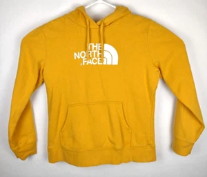 THE North Face Women's Half Dome Pullover Hoodie Mustard Yellow Size Large - Picture 1 of 6