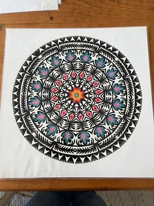 Original Antique Polish Folk Art Paper Cut Out Warsaw Poland “Art of Lowika” - Picture 1 of 10