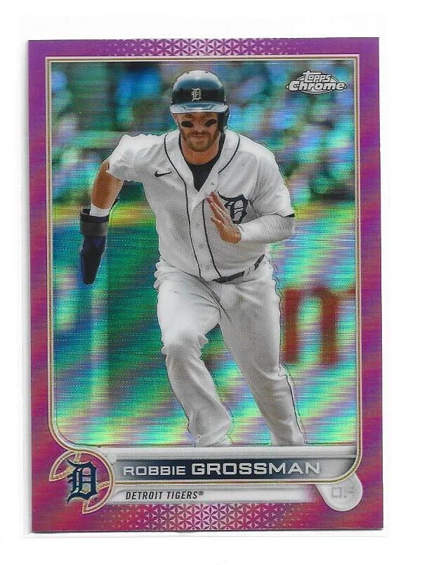 2022 Topps Chrome Pink Refractor Robbie Grossman #169 - Image 1 of 1