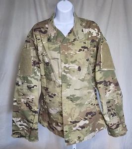 Unisex Military OCP Camouflage Coat Jacket Size L Regular Zip Tactical Army - Picture 1 of 8