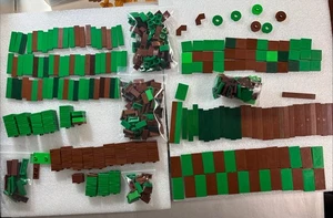 600+ Azulejos Lego Acabado Suave Madera Bosque Paquete Verde Rojizo Marrón - Imagen 1 de 4