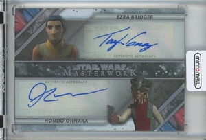 2022 Topps Star Wars Masterwork Taylor Gray Jim Cummings Dual Auto /50 - Bild 1 von 1