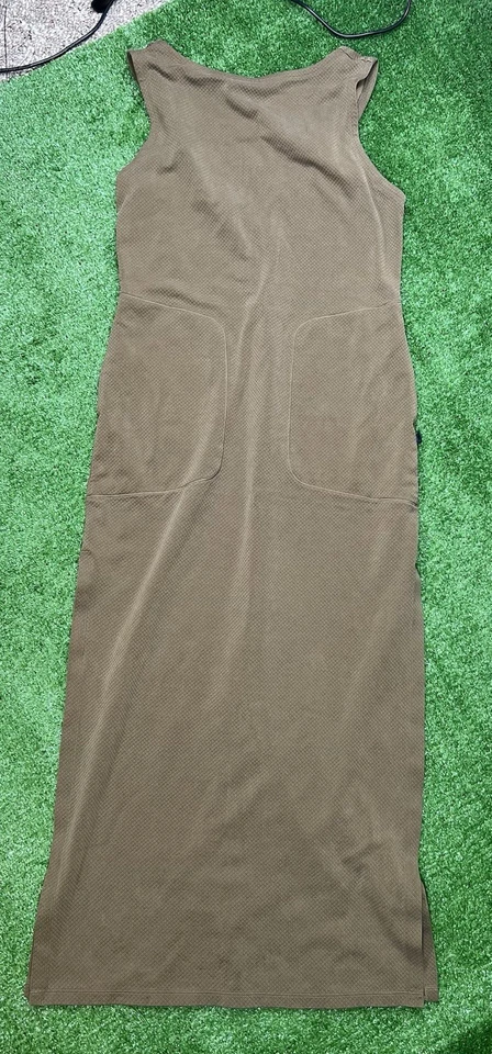 Maxi Vestido Lululemon Lab Jacquard Tela Cupro Talla 8 Foto 1 de 4