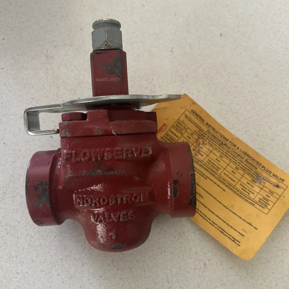 Flowserve NORDSTROM 1" VÁLVULA ENCHUFE D-3000932, FIG B142, 200CWP Foto 1 de 1