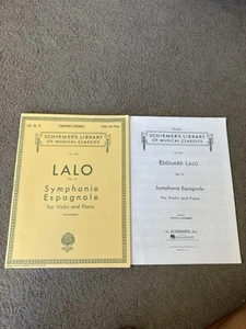 Lalo Symphonie Espagnole Op. 21 Violin & Piano Sheet Music Vol. 1236 Schirmer’s - Picture 1 of 1