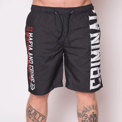 Mafia and Crime Herren Badeshort Criminal (Gr. 3XL, Schwarz) - Bild 1 von 4