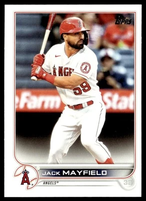 2022 Topps Jack Mayfield Los Angeles Angels #614 - Image 1 of 2