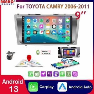 For TOYOTA CAMRY 2G+64G Android 13 CarPlay Car Stereo Radio GPS Head Unit 06-11 - Picture 1 of 16