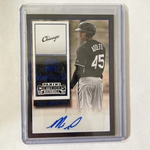 2015 Panini Contenders Prospect Ticket Auto Blue Foil #43 Micker Adolfo WhiteSox - Bild 1 von 2
