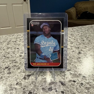 1987 Donruss - Rated Rookie Bo Jackson #35 (RC) - Image 1 of 2